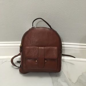 FRYE Olivia Mini Backpack Cognac NWT